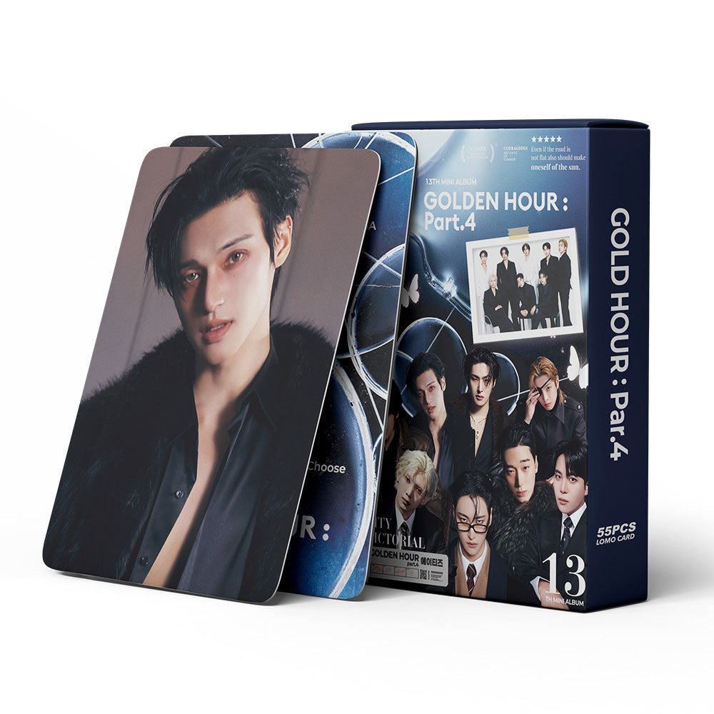 [Ne Gjendje] ATEEZ 'Golden Hour Pt.4' lomocards (55pcs)