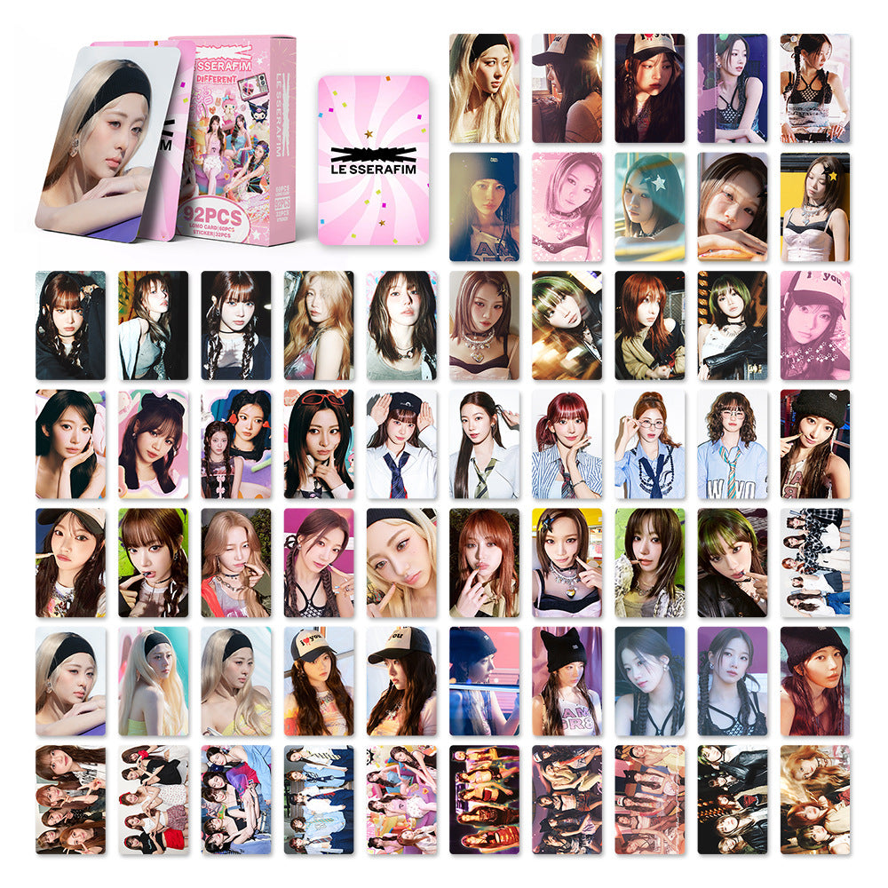 PRE-ORDER] Le Sserafim 'Different' lomocards (92pcs
