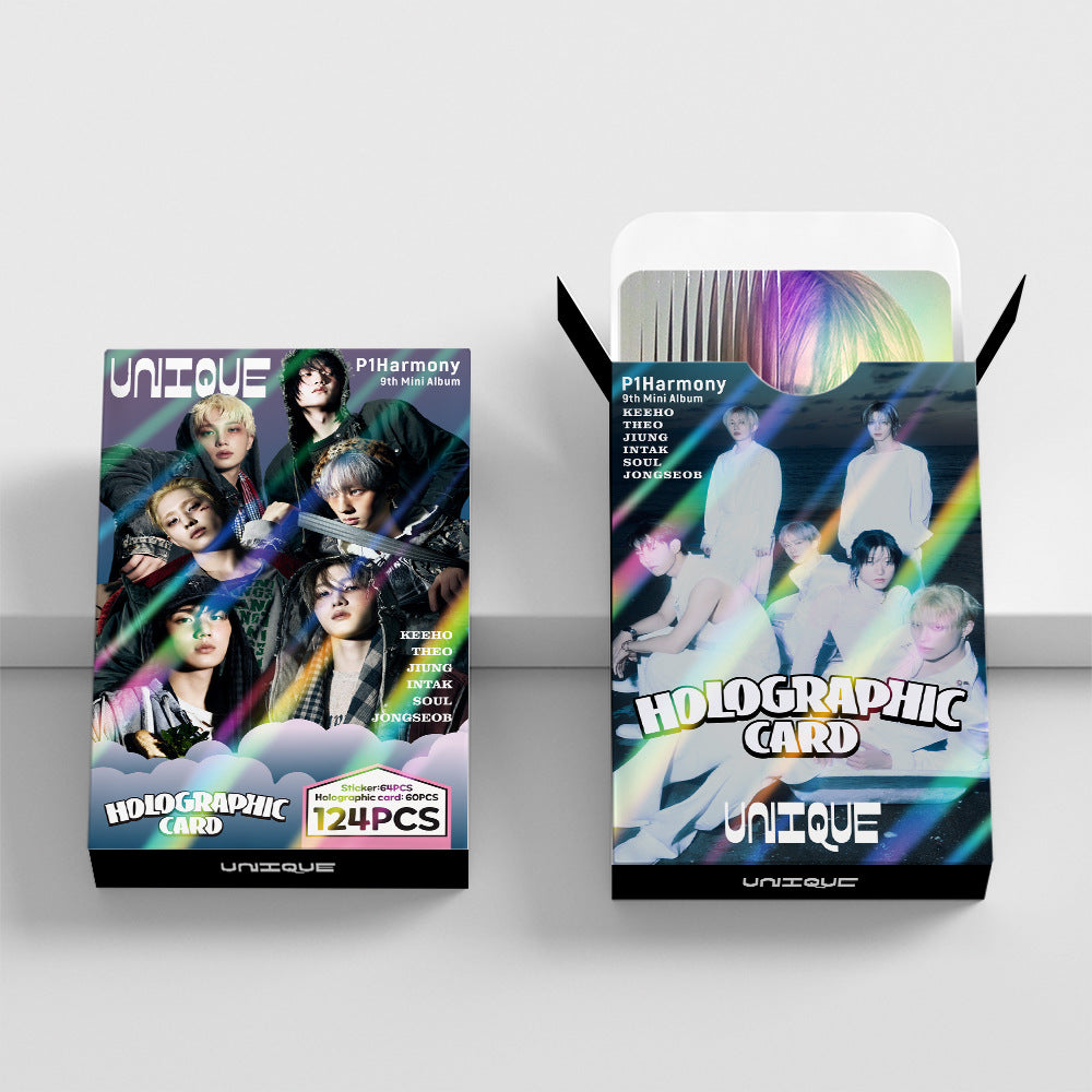[Në Gjendje] P1harmony 'Unique' holographic lomocards (124pcs)