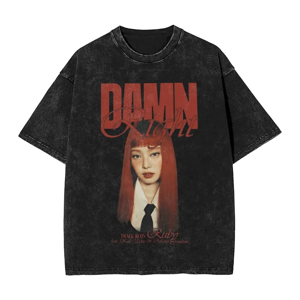 [PRE-ORDER] BLACKPINK Jennie Ruby Washed T-shirt