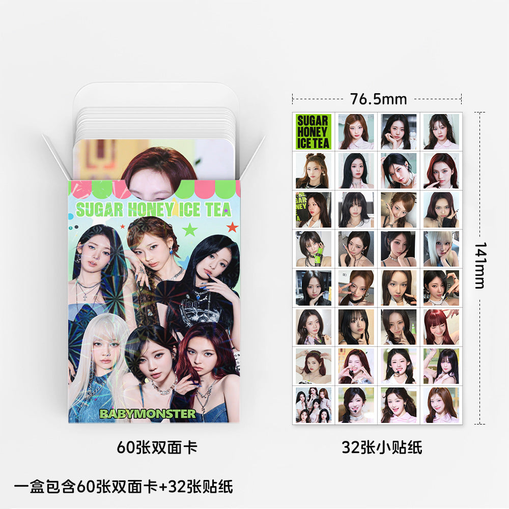 [Në Gjendje] Babymonster 'Sugar Honey Ice Tea' lomocards (92pcs)
