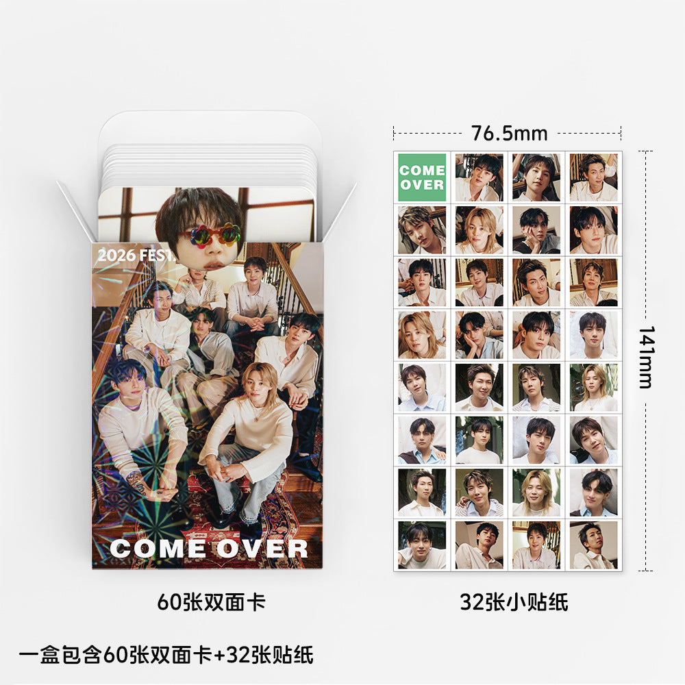 [Në Gjendje] BTS 'Come Over' lomocards (92pcs)