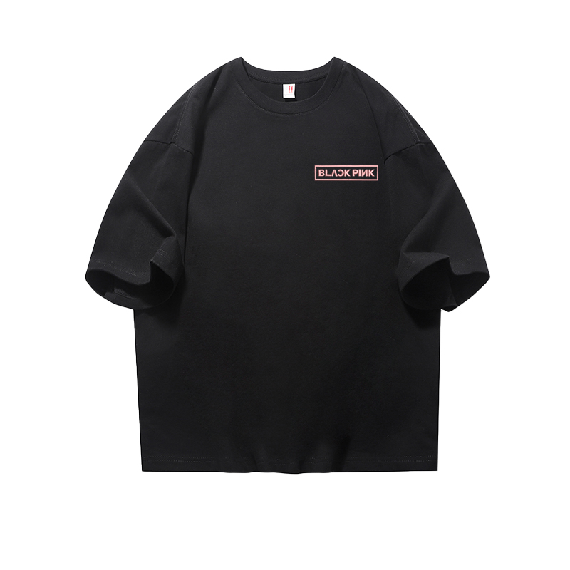 [PRE-ORDER] BLACKPINK Embroidered Logo T-Shirt – 100% Cotton