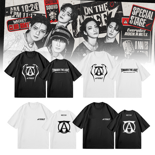 [PRE-ORDER] ATEEZ 2025 Towards The Light Tour T-shirts