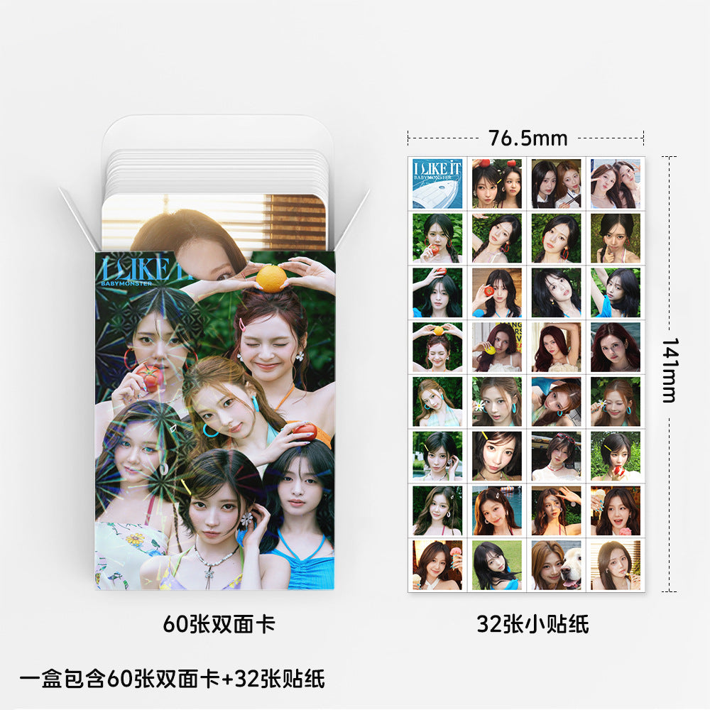 [Në Gjendje] BABYMONSTER 'I LIKE IT' lomocards (92pcs)