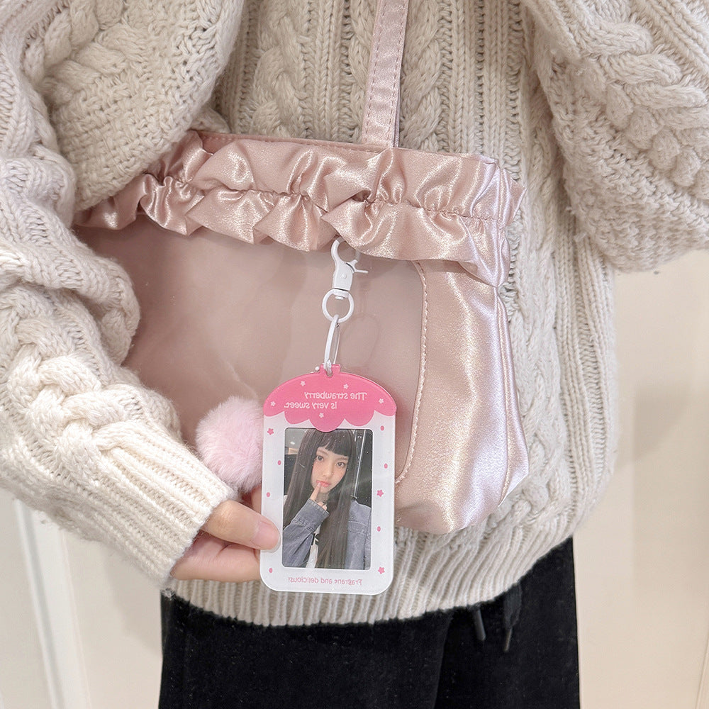 [Në Gjendje] Hesocute Acrylic Photocard Holder Strawberry