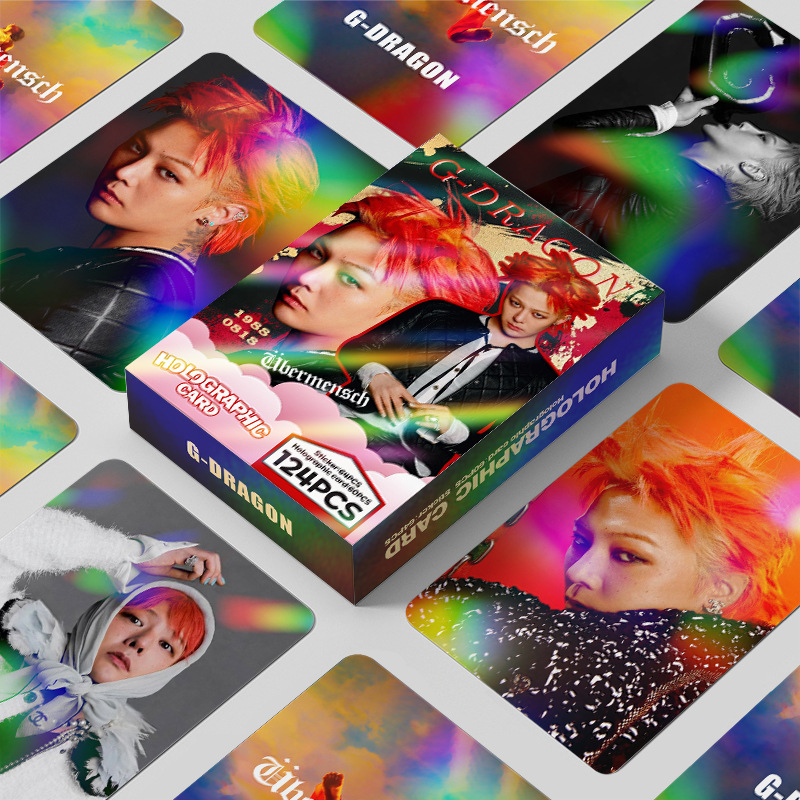[PRE-ORDER] G-DRAGON holographic lomocards (124pcs)