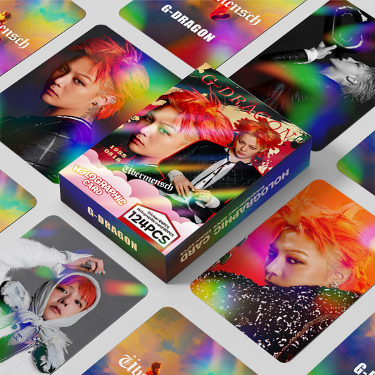 [PRE-ORDER] G-DRAGON holographic lomocards (124pcs)
