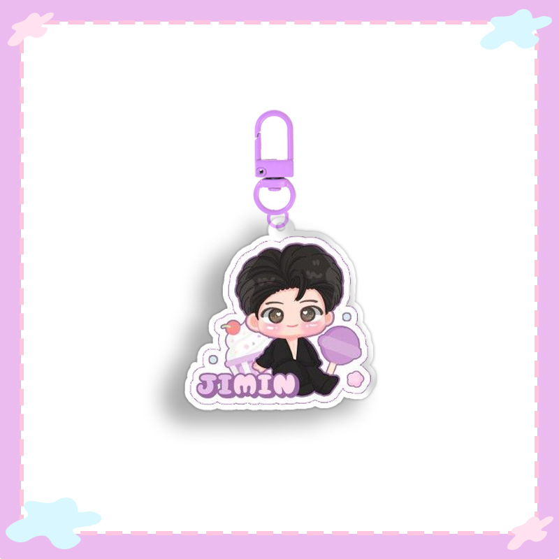 [PRE-ORDER] BTS Illustrated Acrylic Keyring
