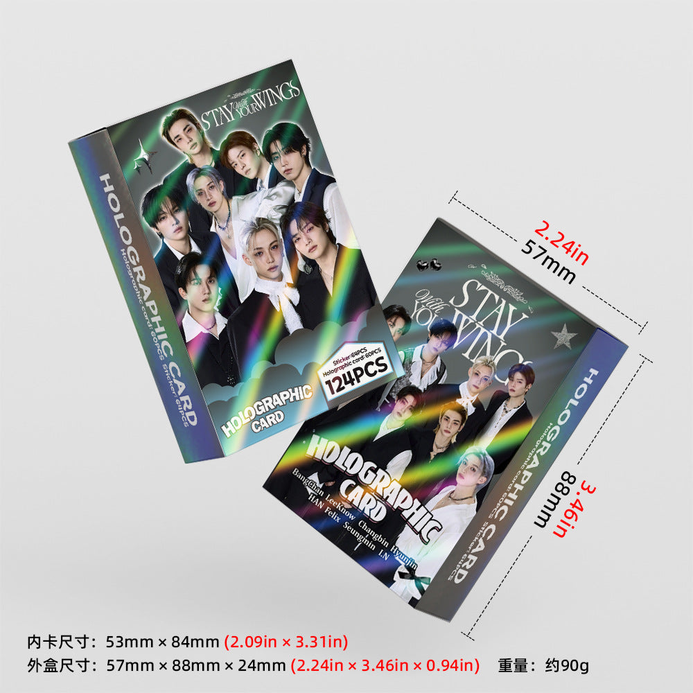 [Në Gjendje] Stray Kids 'Stay With Your Wings' holographic lomocards (124pcs)