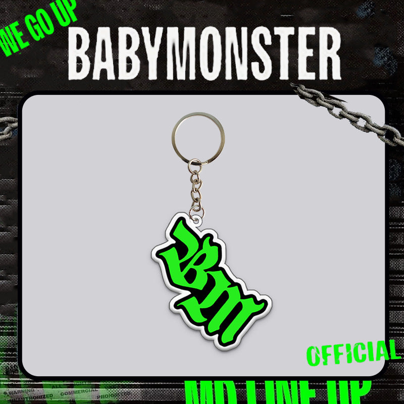 [PRE-ORDER] BABYMONSTER 'We Go Up' Acrylic Keyrings