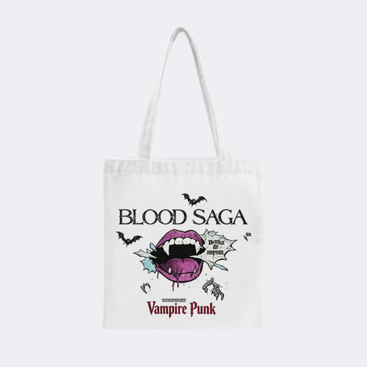 [On The Way] ENHYPEN 'Blood Saga' White Tote Bag