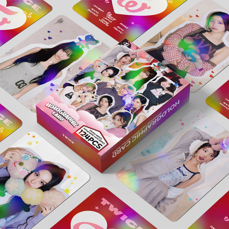 [Në Gjendje] TWICE holographic lomocards (124pcs)