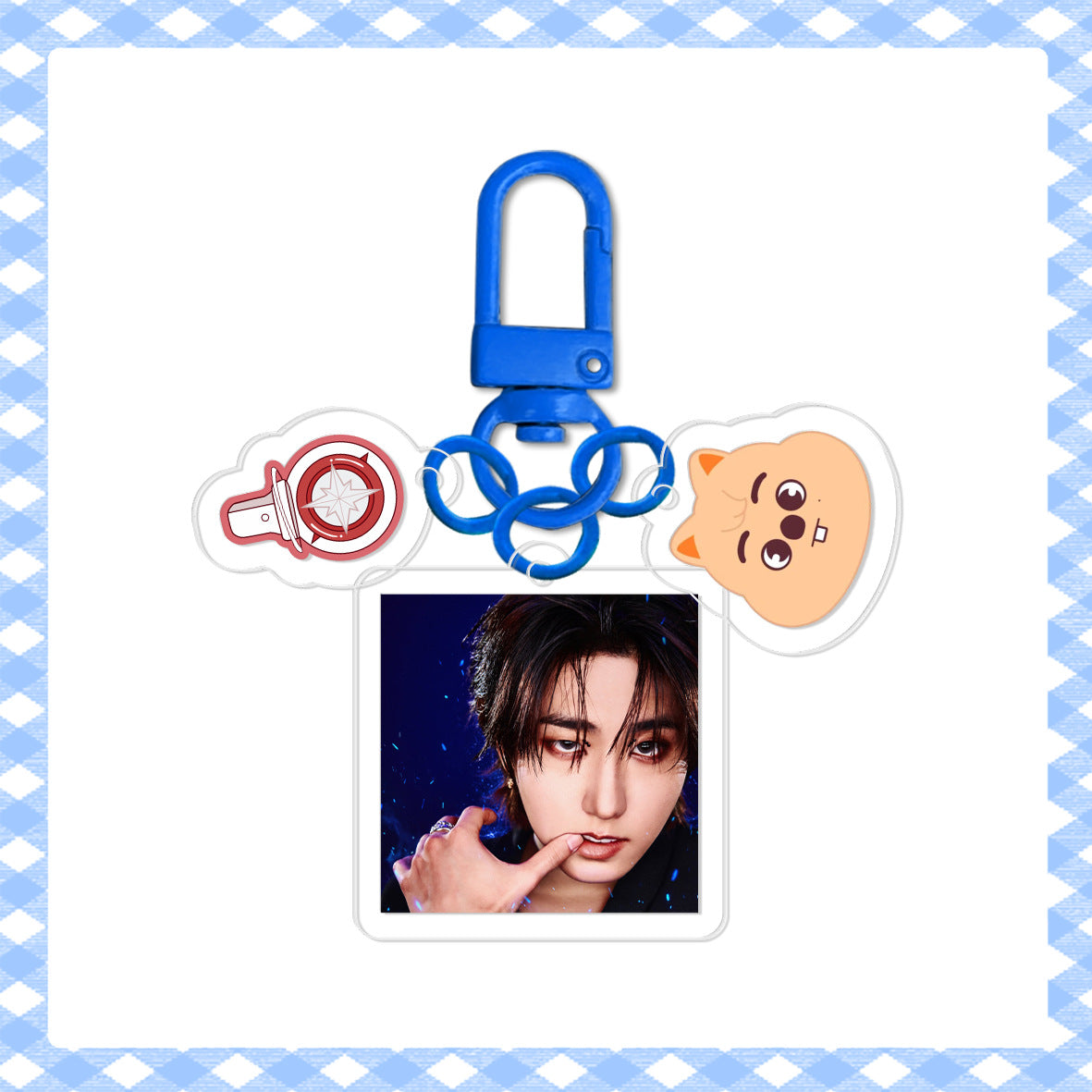 [Në Gjendje] Stray Kids 'Run It' Acrylic Keyring | HD Photo + Charm