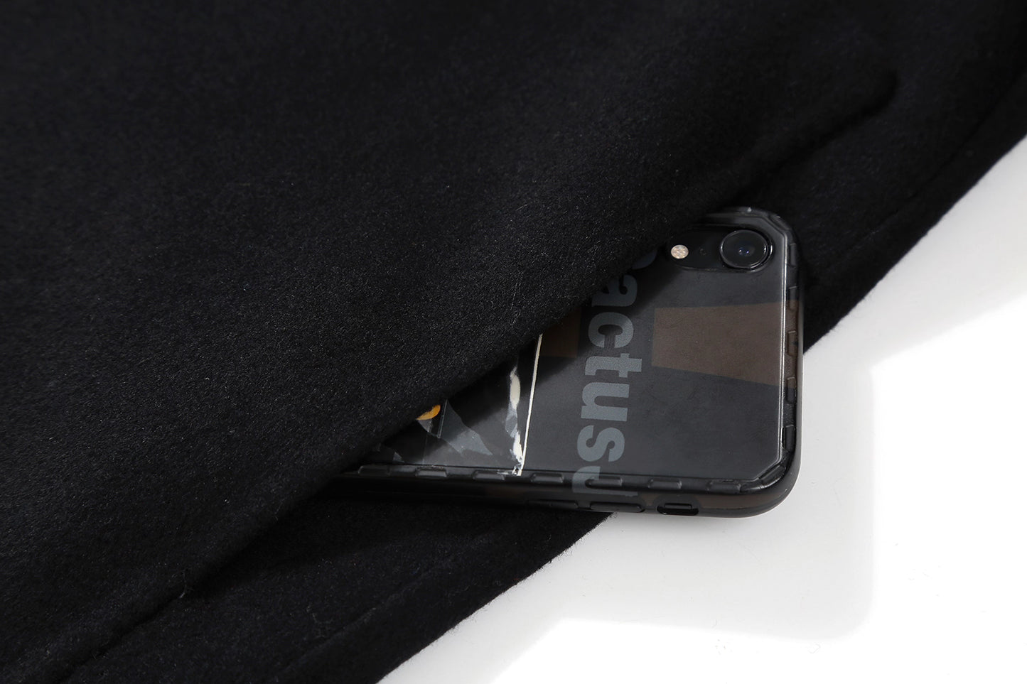 [PRE-ORDER] Korean College Style Double-Sided Woolen Coat – Black
