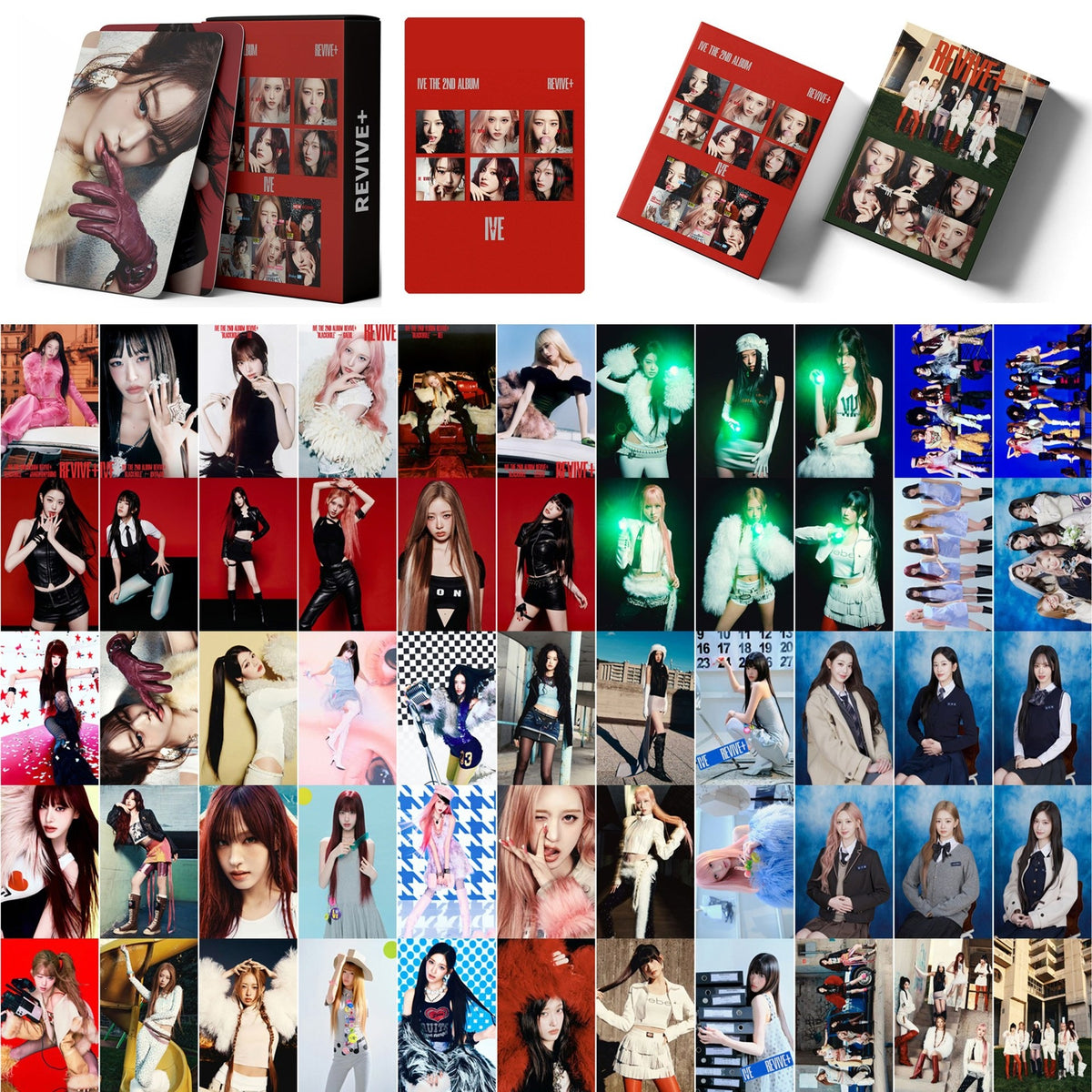 [Në Gjendje] IVE 'Revive+' ver 2 lomocards (55pcs)