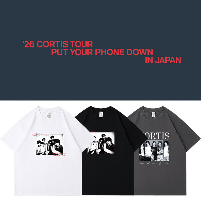 CORTIS 26 tour Put Your Phone Down in Japan t-shirt all three versions