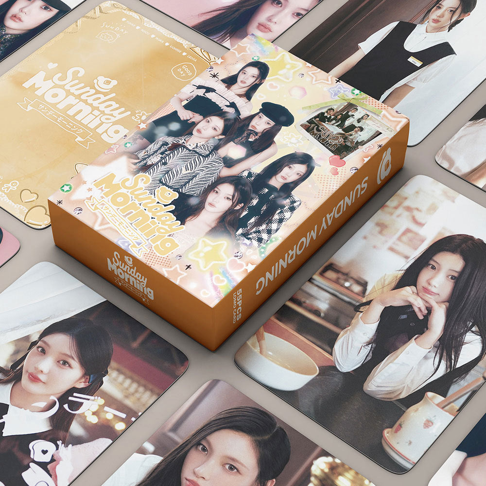 [PRE-ORDER] ILLIT 'Sunday Morning' lomocards (55pcs)