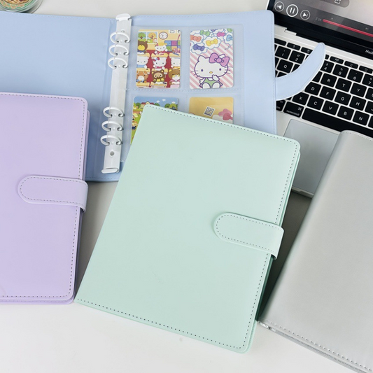 [Në Gjendje] A5 Mint Leather Binder