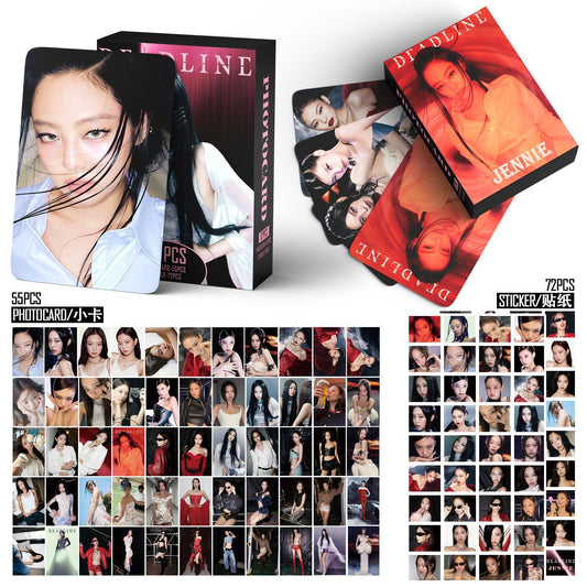 [Ne Gjendje] BLACKPINK JENNIE 'Deadline' Member lomocards (127pcs)