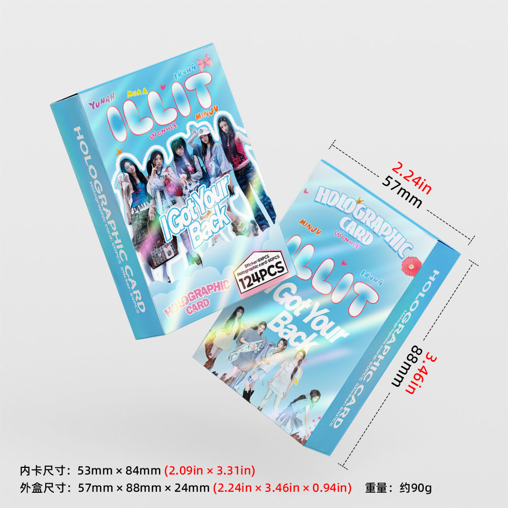 [PRE-ORDER] ILLIT 'I Got Your Back' Lomocards (124pcs)