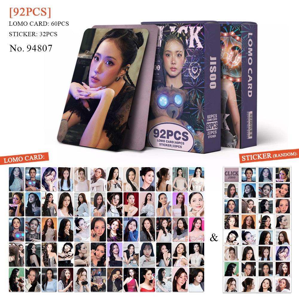 [Po vjen/ 9 Tetor] JISOO - Lomocards (92pcs)