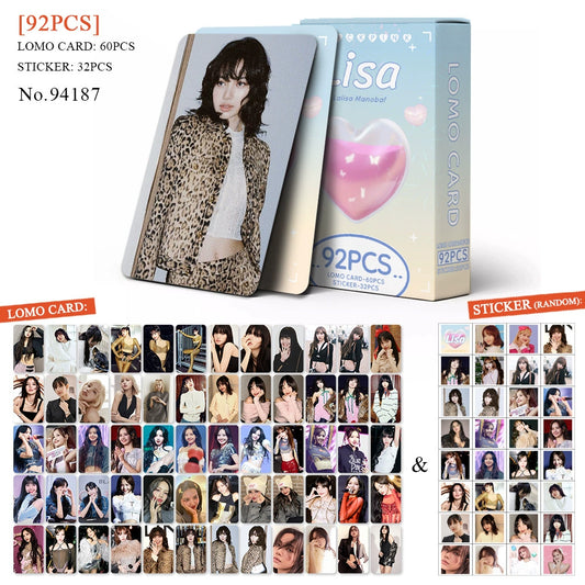 [Në Gjendje] BLACKPINK Lisa lomocards (92pcs)