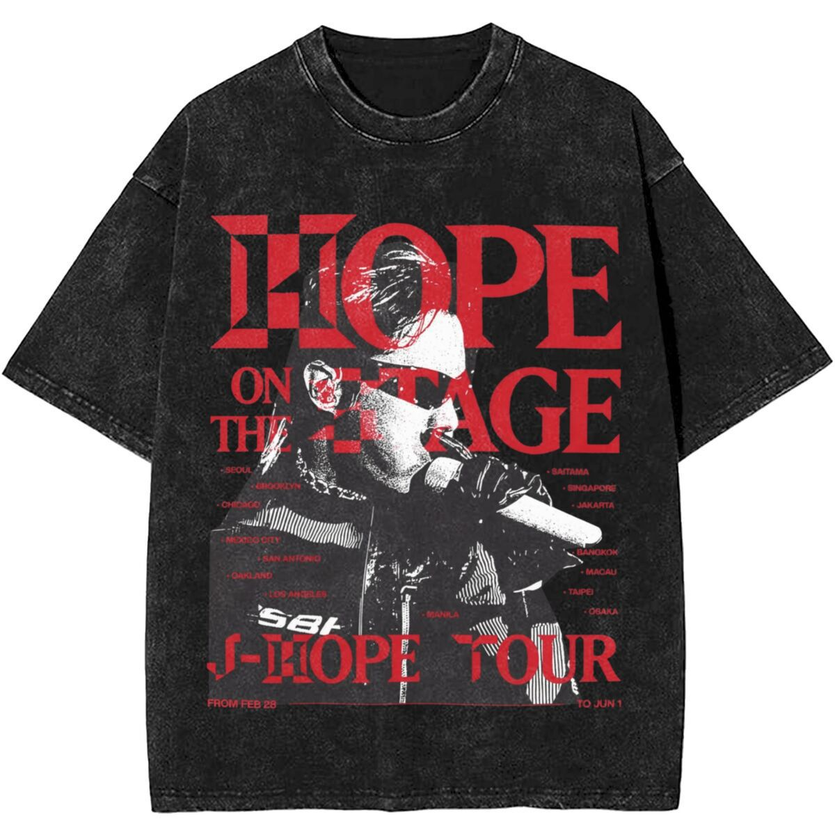 [PRE-ORDER] BTS J-HOPE Vintage Washed T-shirts