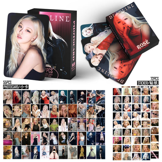 [Ne Gjendje] BLACKPINK ROSE 'Deadline' Member lomocards (127pcs)