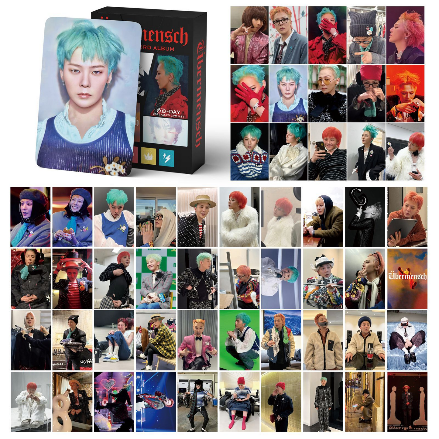 [BULK PRE-ORDER] Set of 5 ALL BOY GROUPS Lomocard Packs (55pc)