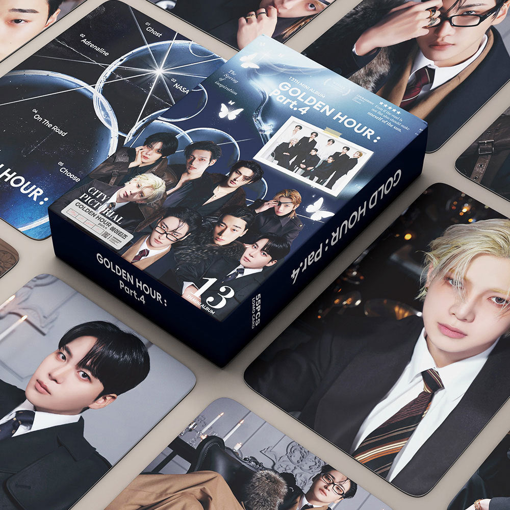 [Ne Gjendje] ATEEZ 'Golden Hour Pt.4' lomocards (55pcs)