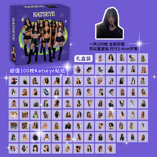 [On The Way] Katseye Packed Stickers (100pcs)
