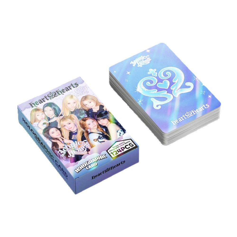 [Në Gjendje] Hearts2Hearts 'Iconic Heart' Lomocards (124pcs)