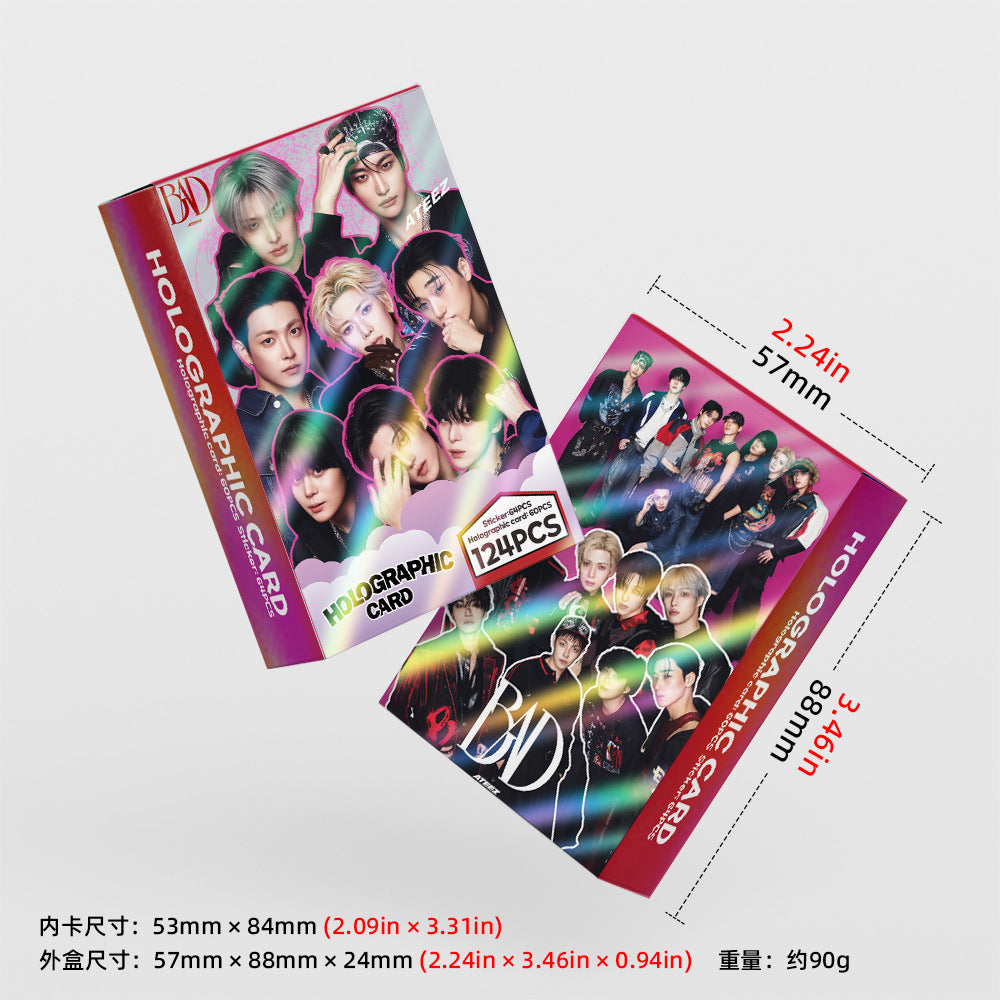 [Në Gjendje] ATEEZ 'Bad' Lomocards (124pcs)