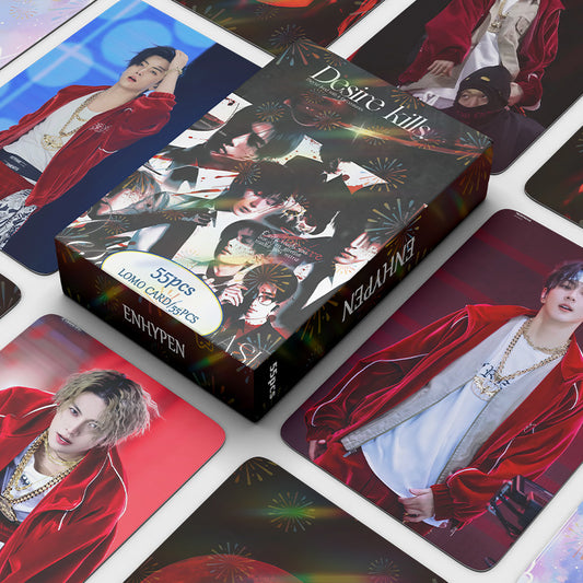 [Në Gjendje] ENHYPEN 'Desire Unlesh' lomocards (55pcs)