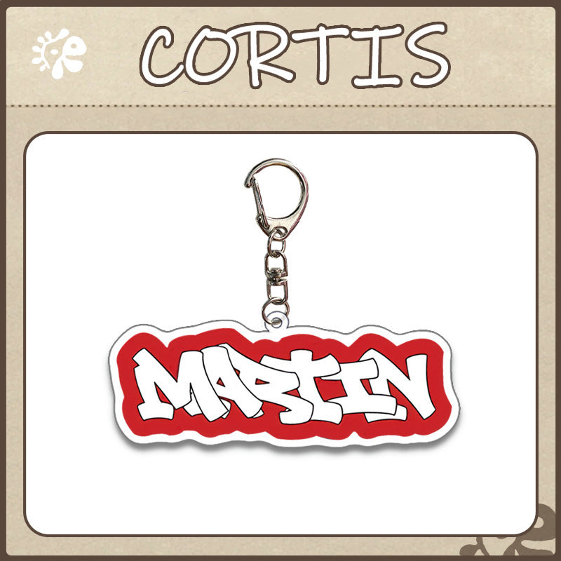 [PRE-ORDER] Cortis Names Acrylic Keyrings