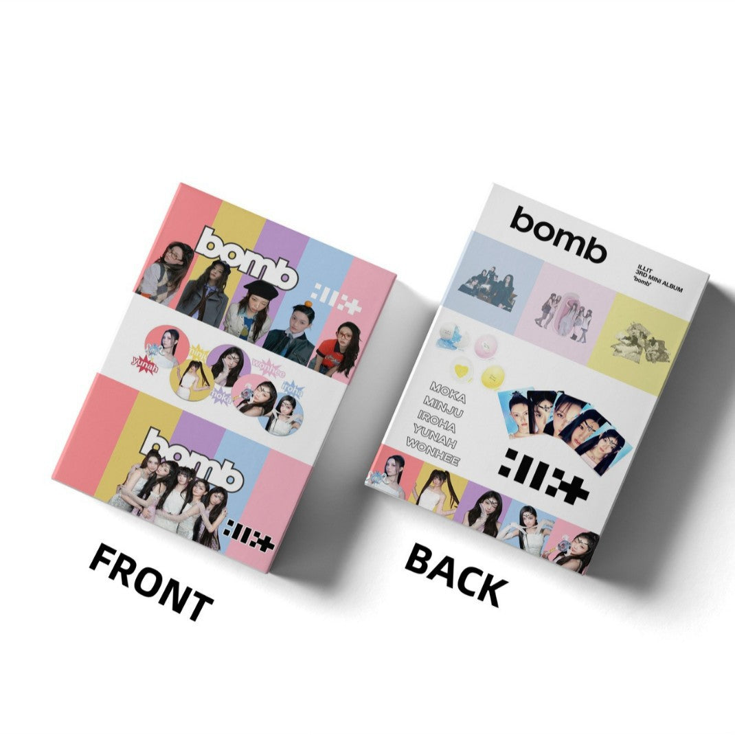 [PRE-ORDER] ILLIT 'Bomb' ver.2 lomocards (55pcs)
