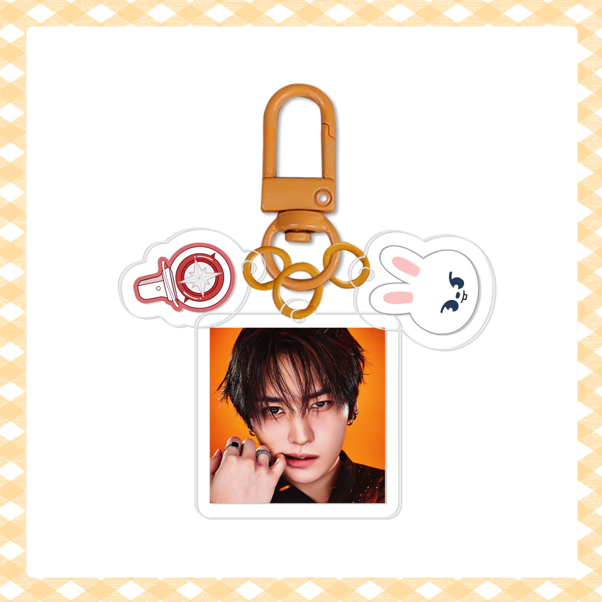 [Në Gjendje] Stray Kids 'Run It' Acrylic Keyring | HD Photo + Charm