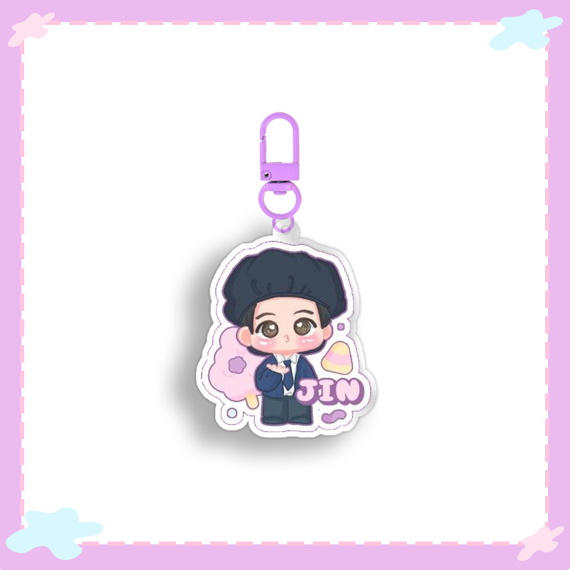 [PRE-ORDER] BTS Illustrated Acrylic Keyring