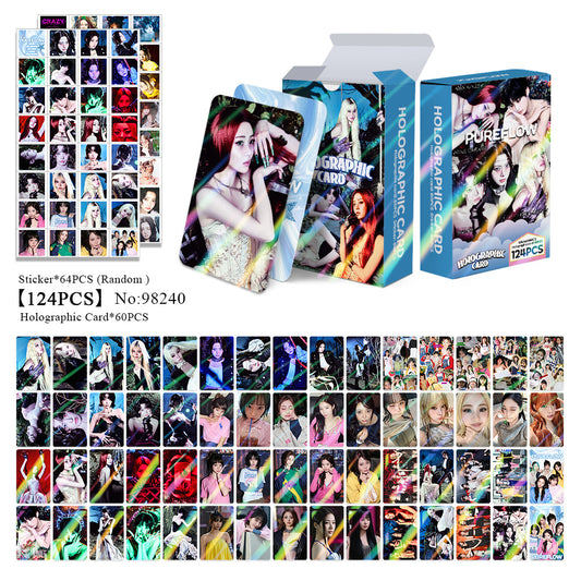 [Në Gjendje] LE SSERAFIM lomocards (124pcs) - 98240