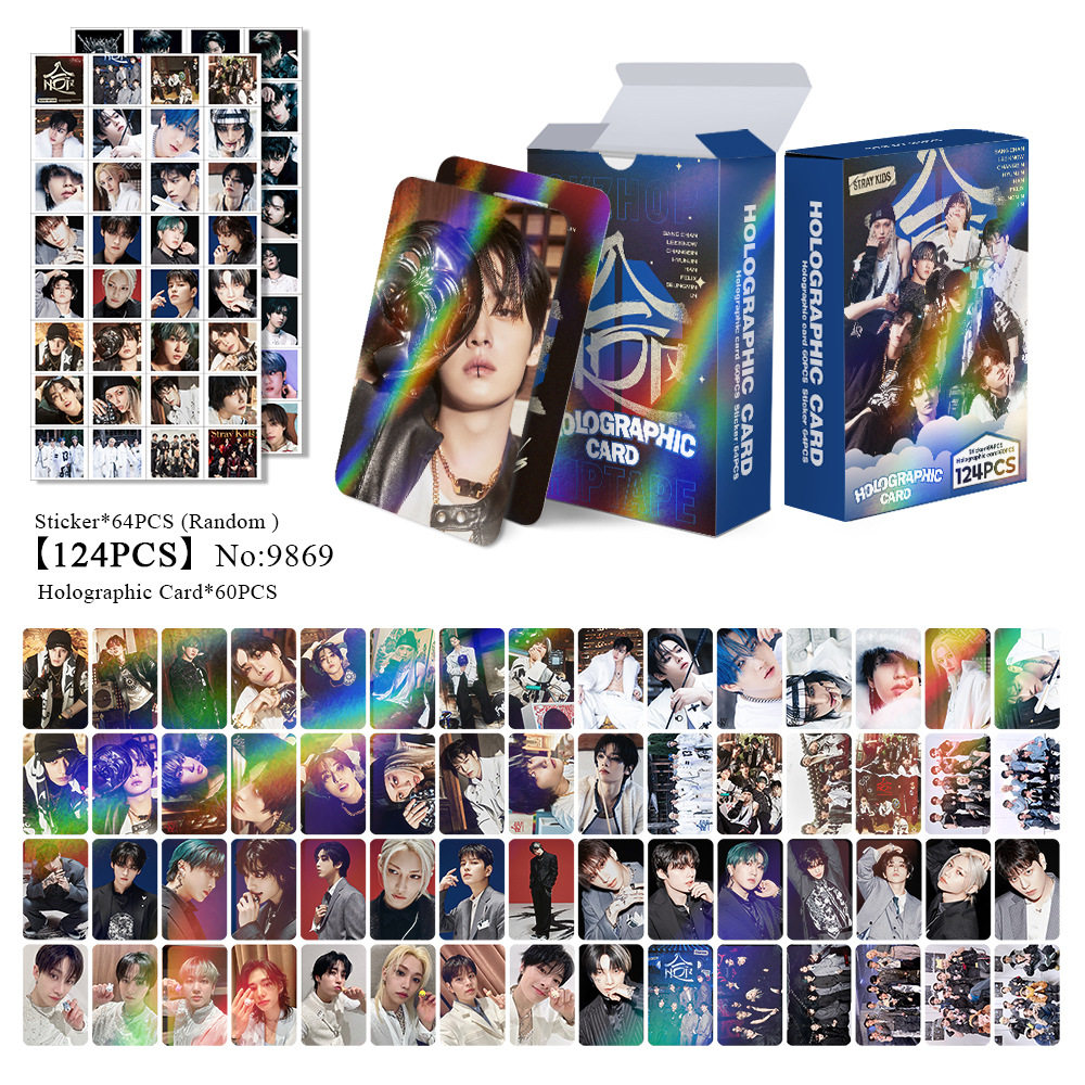 [PRE-ORDER] STRAY KIDS holographic lomocards (124pcs)