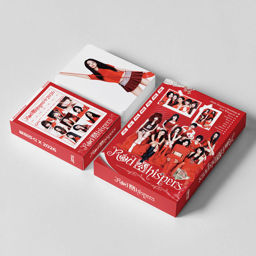 [Ne Gjendje] TWICE '2026 Red Whispers' lomocards (55pcs)