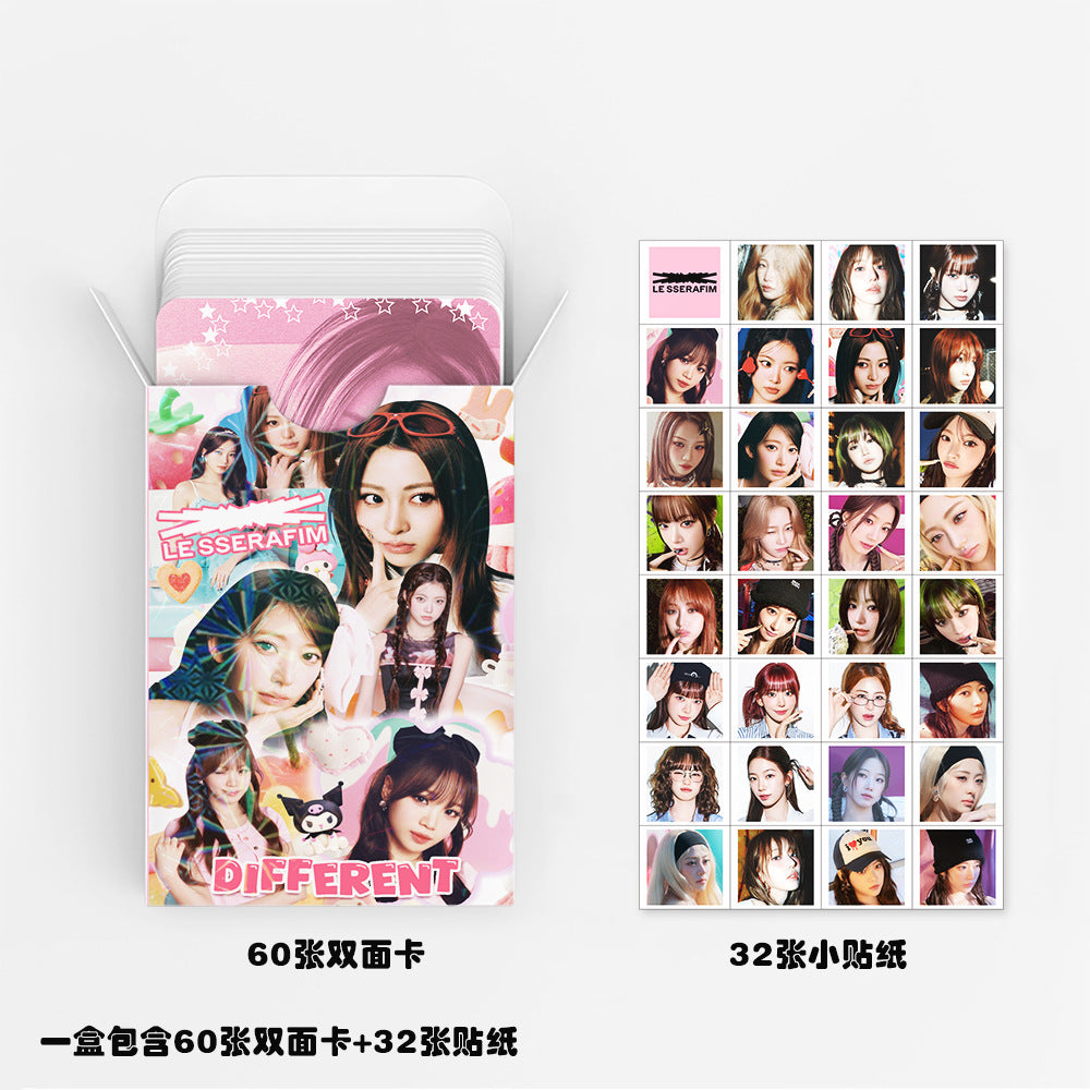 PRE-ORDER] Le Sserafim 'Different' lomocards (92pcs