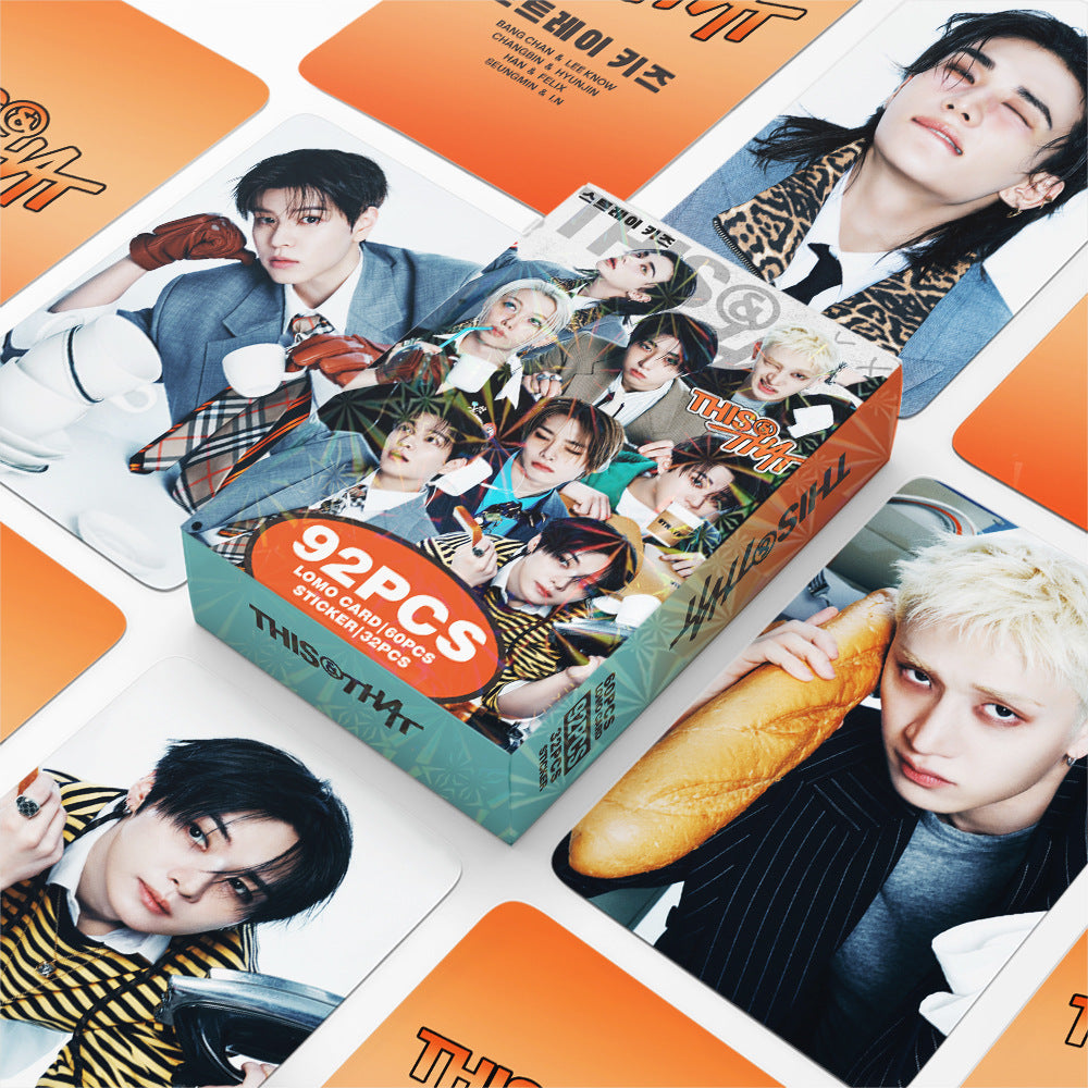 [Në Gjendje] STRAY KIDS 'This & That' lomocards (92pcs)