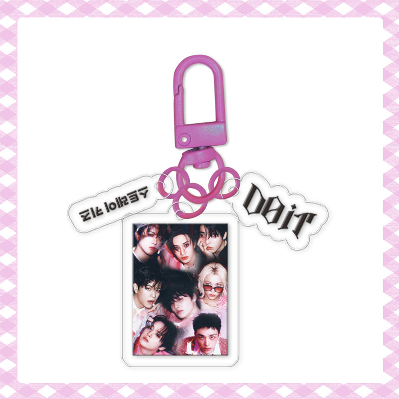 [Në Gjendje] Stray Kids 'Run It' Acrylic Keyring | HD Photo + Charm