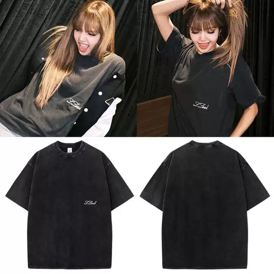 [PRE-ORDER] BLACKPINK LISA Washed T-shirt