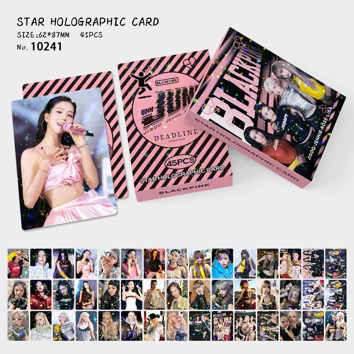 [PRE-ORDER] BLACKPINK 'Jump' Big Lomocards (45pcs)