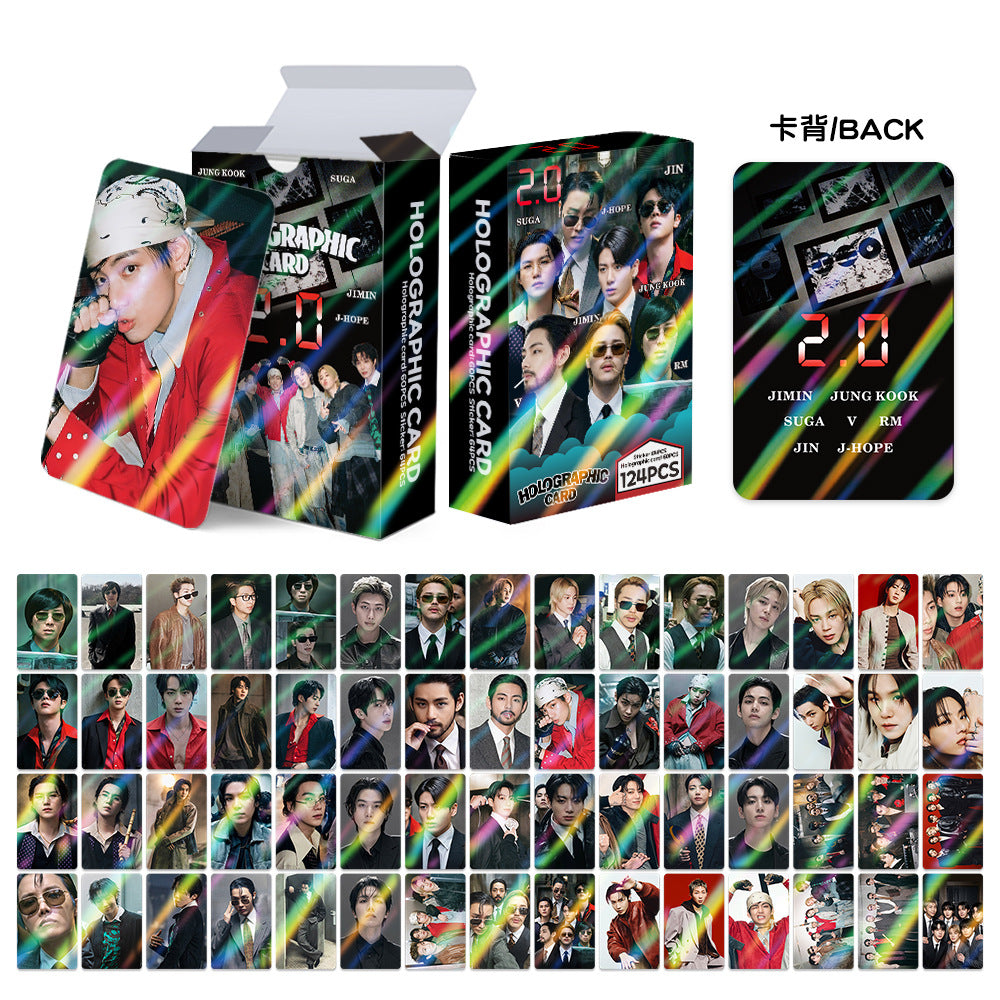 [On The Way] BTS 2.0 MV holographic lomocards (124pcs)