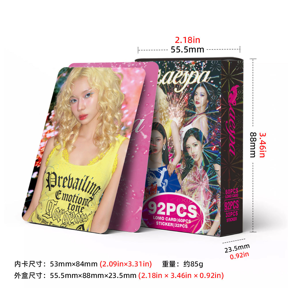 [Në Gjendje] aespa 'KISS N TELL' lomocards (92pcs)