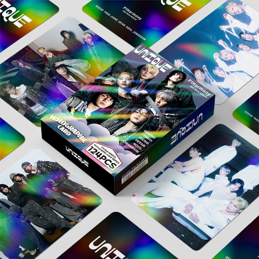 [Në Gjendje] P1harmony 'Unique' holographic lomocards (124pcs)
